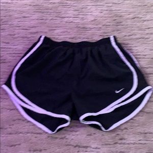black nike shorts